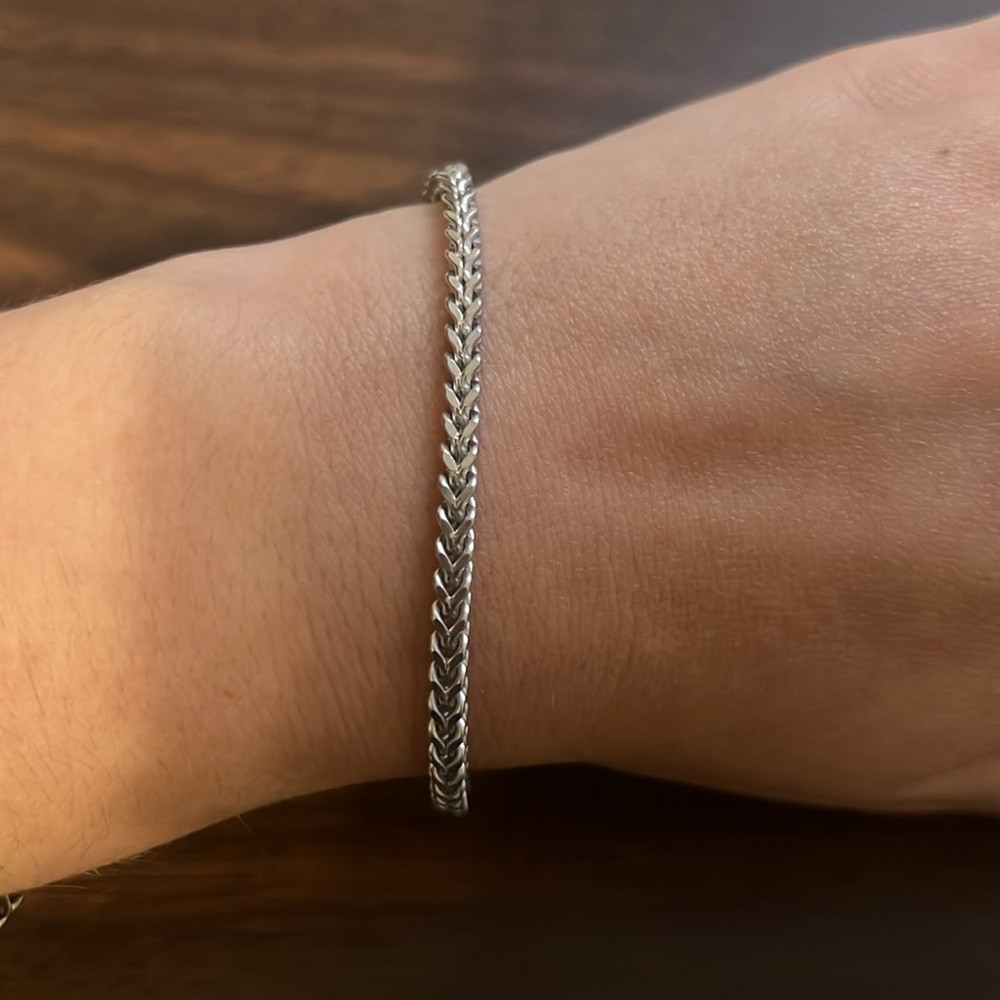 Stainless Steel Franco Bolo Bracelet (adjustable) - Picture 2 of 4